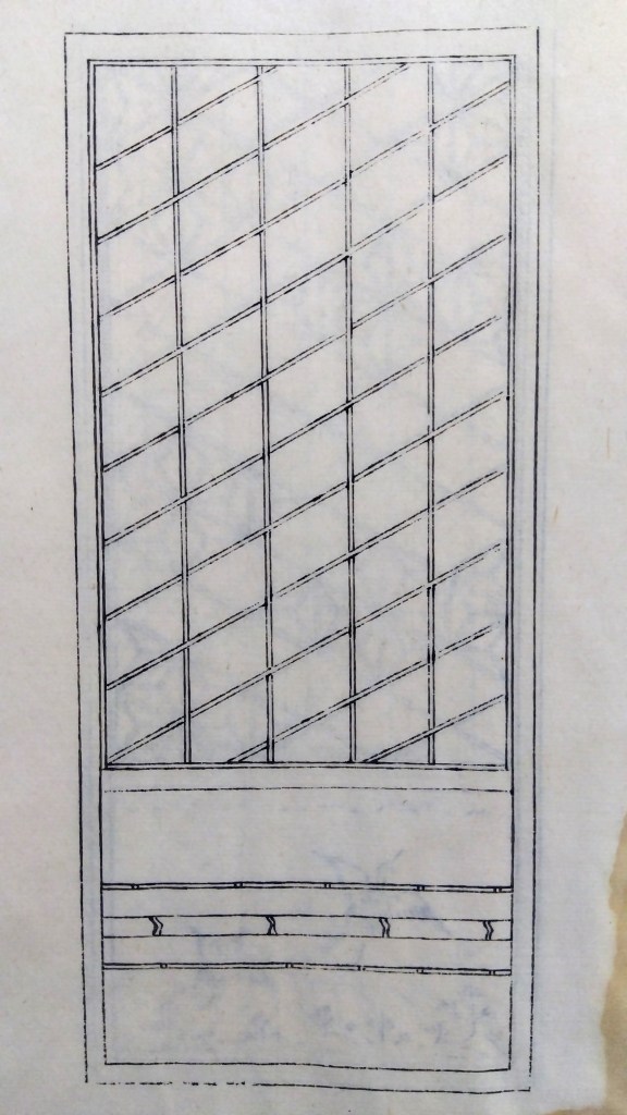 建具・襖・障子・組子のイラスト