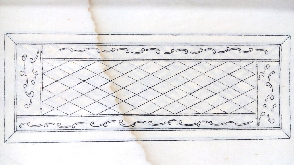 襖・格子・組子・欄間のイラスト
