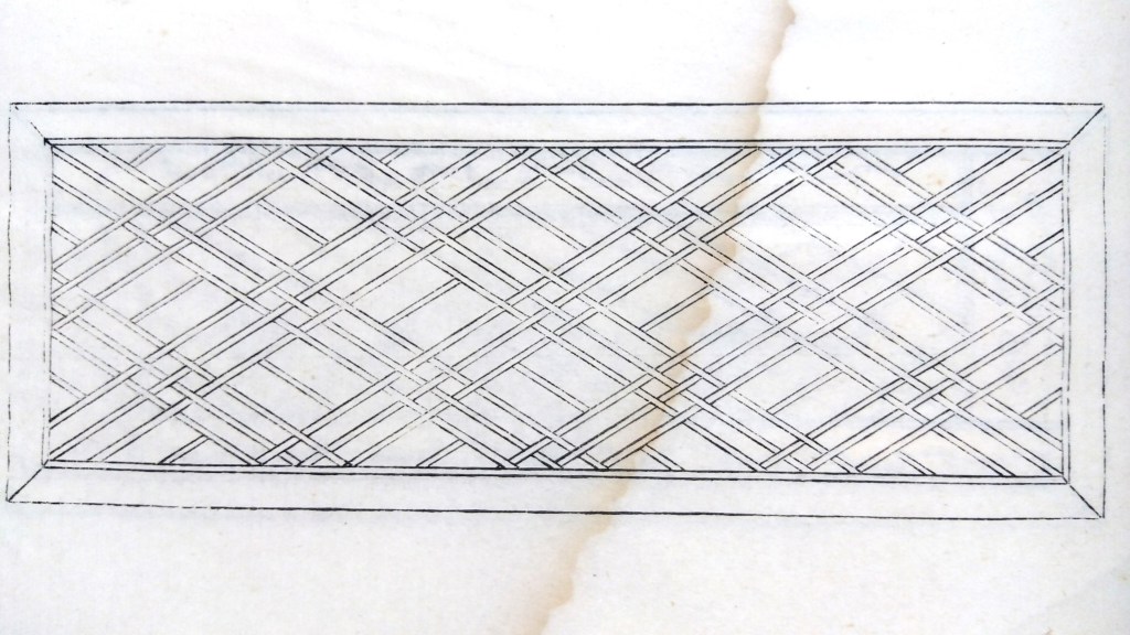 襖・格子・組子・欄間のイラスト