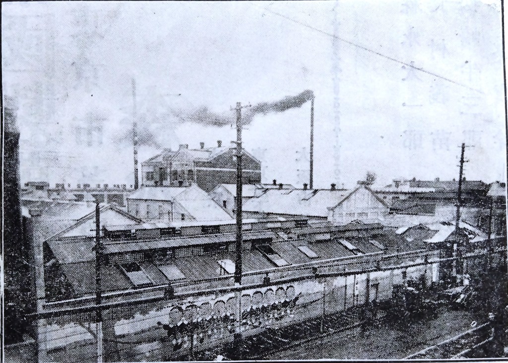 大正7年森永製菓株式会社第一工場の光景(東京市芝田町)